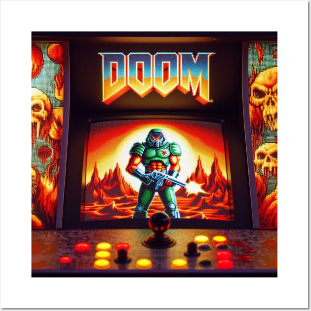 Doom the Arcade Machine. Wall Art by The Doom Guy